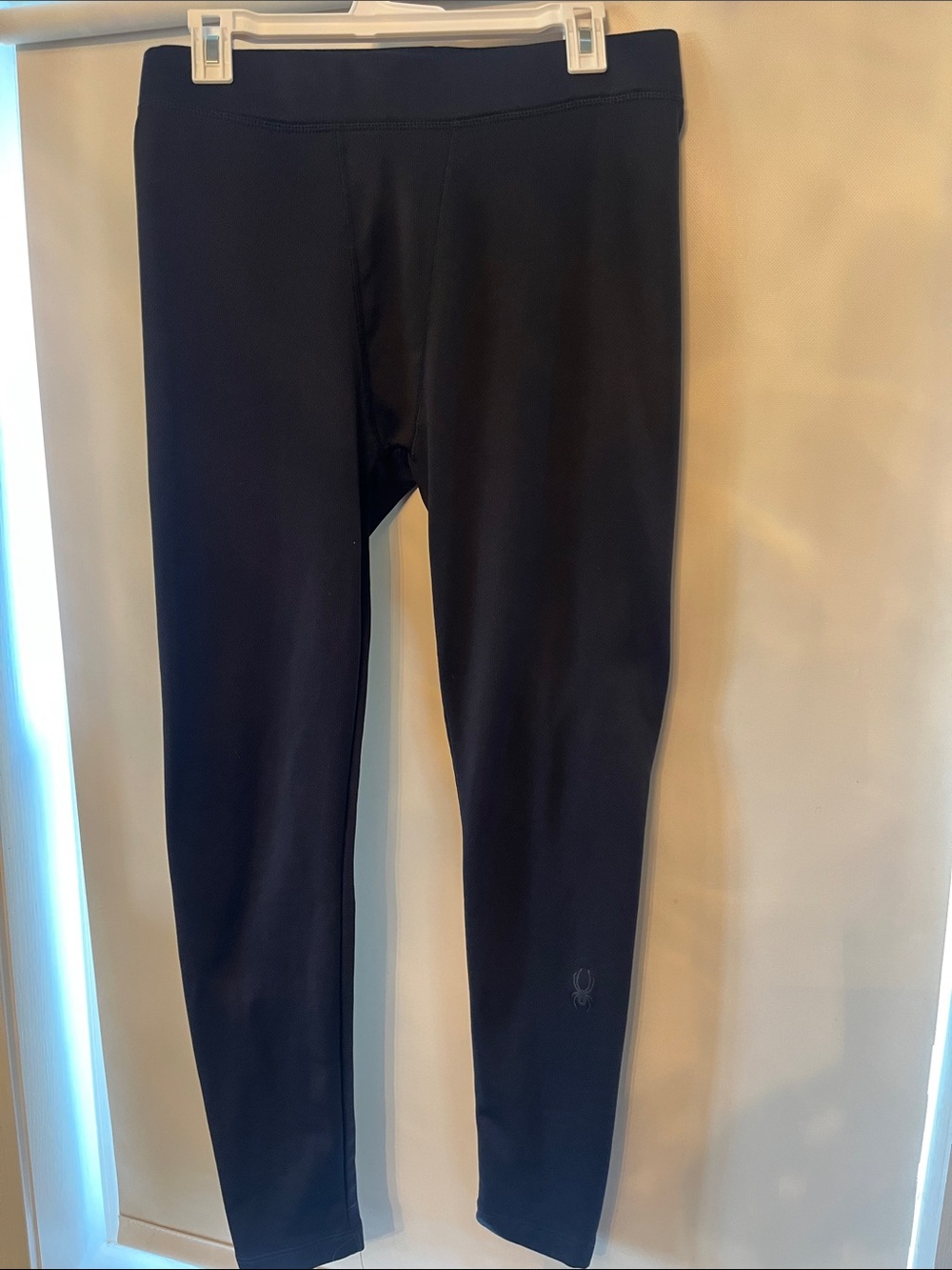 Spyder Black Athletic Jogger Tights/Thermal Base Layer